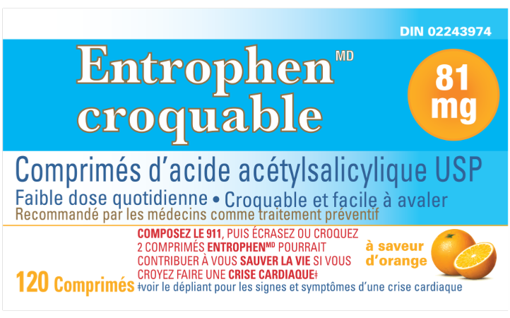  ENTROPHEN CROQUABLE 81 mg