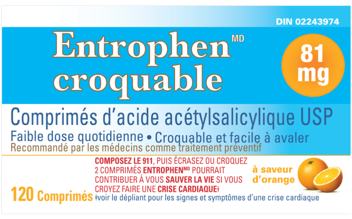ENTROPHEN CROQUABLE 81 mg