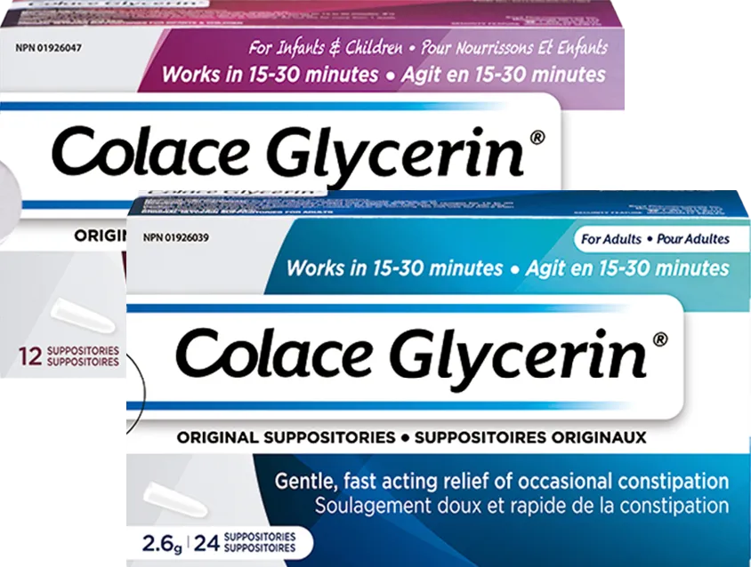 Colace® Glycerin Suppositories