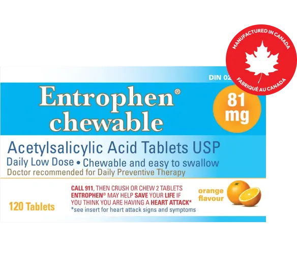 ENTROPHEN CHEWABLE 81 MG